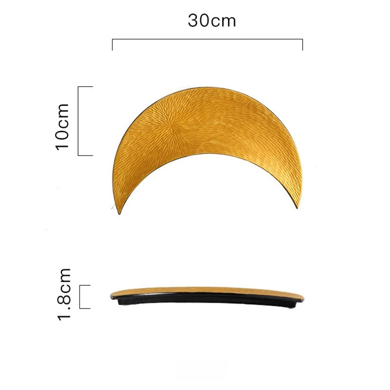 Creative Retro Ceramic Moon Art Plate