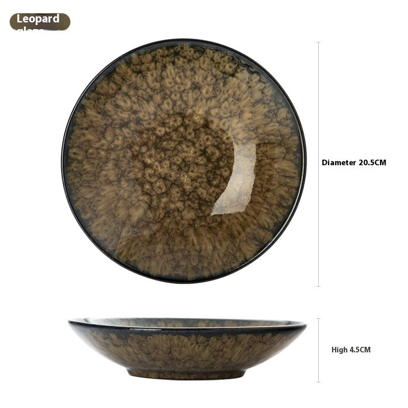 Ceramic Creative Household Round Dinner Plate