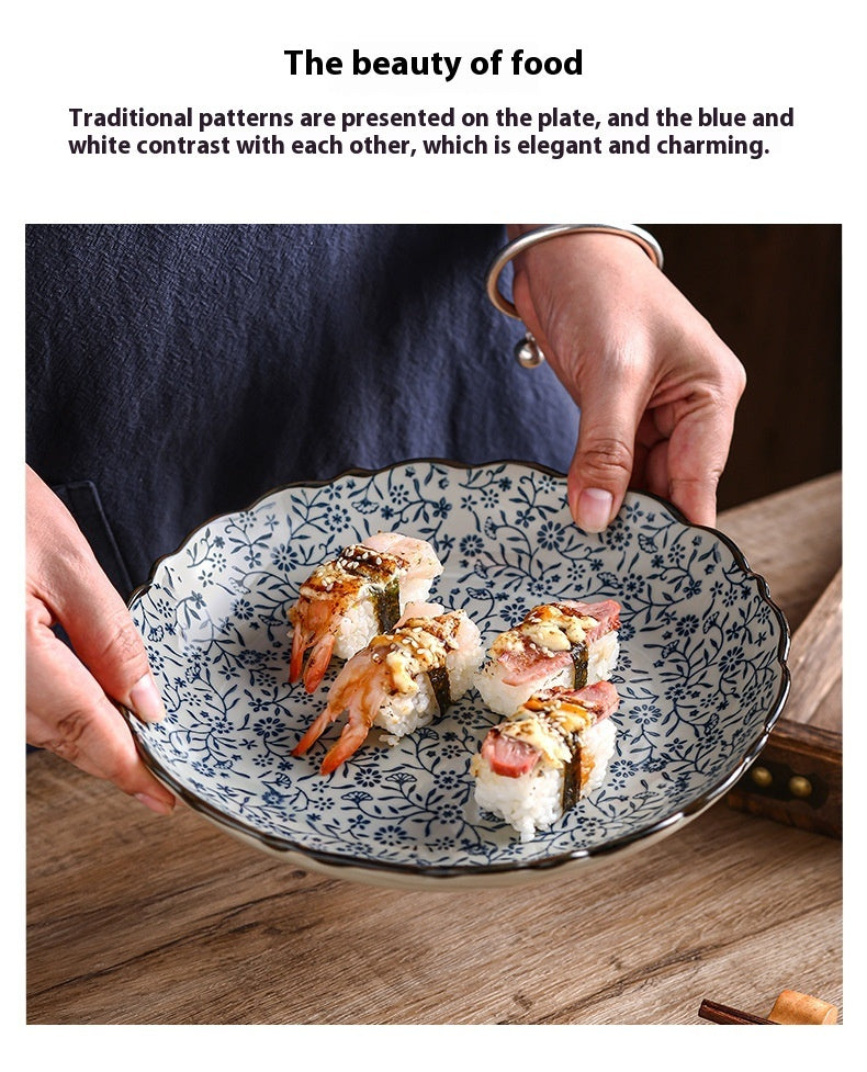 Cuisine Sushi Plate Porcelain Dinner Plate