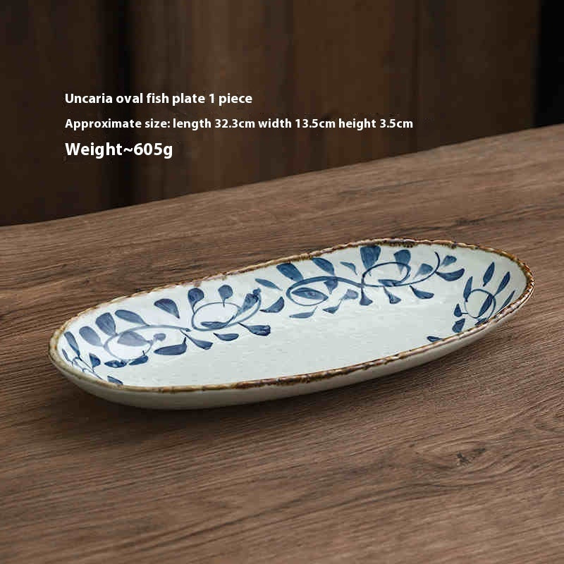 Long Oval Classic Deep Plate