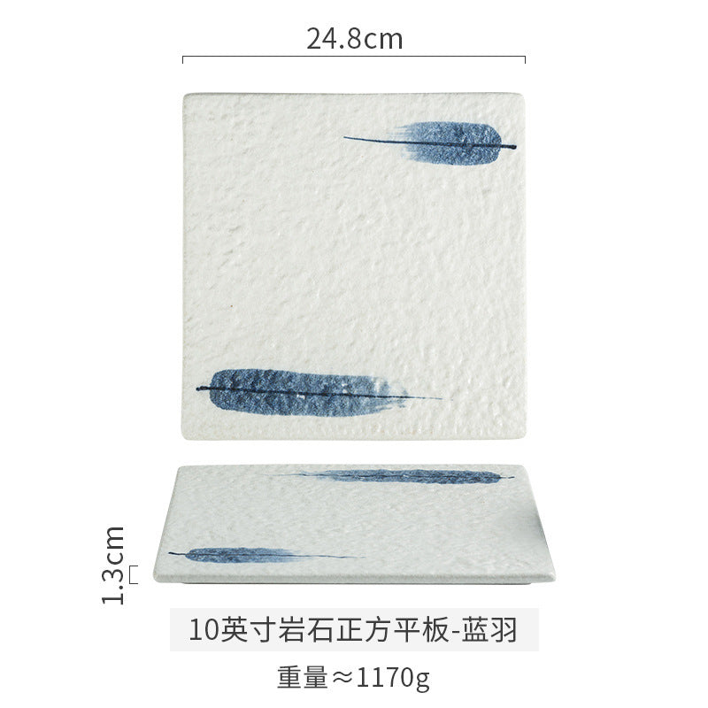 Ceramic Creative Square Sushi Plate