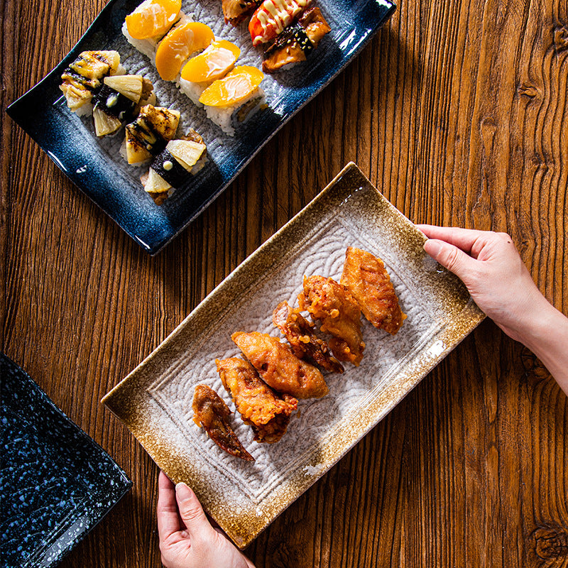 Creative Rectangular Food Dessert Tableware