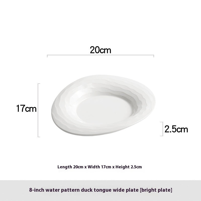 Special-shaped Western Irregular Creative Plate