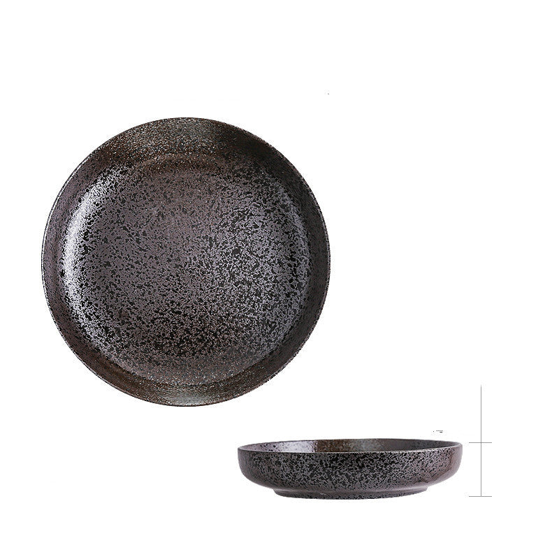 Japanese Deep Round Ceramic Dish