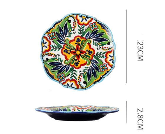 Underglaze Ceramic Tableware Household Dishes
