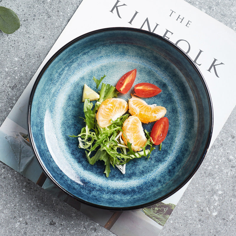 Beautiful Ceramic Homehold Deep Plate