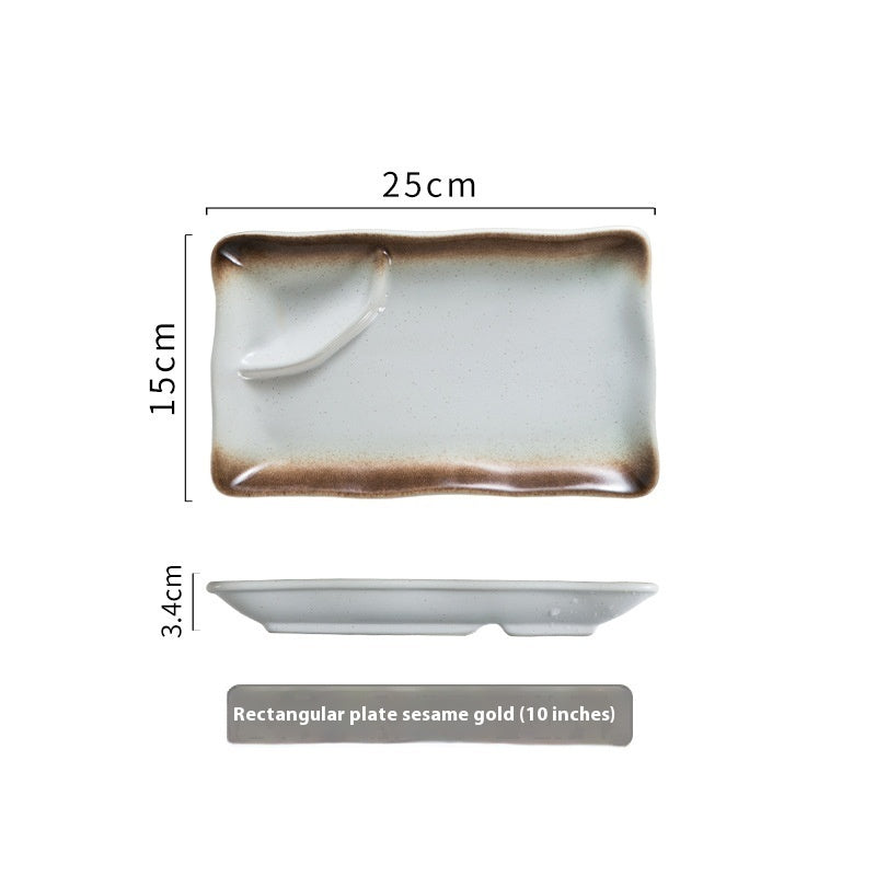 Rectangular Ceramic Plate