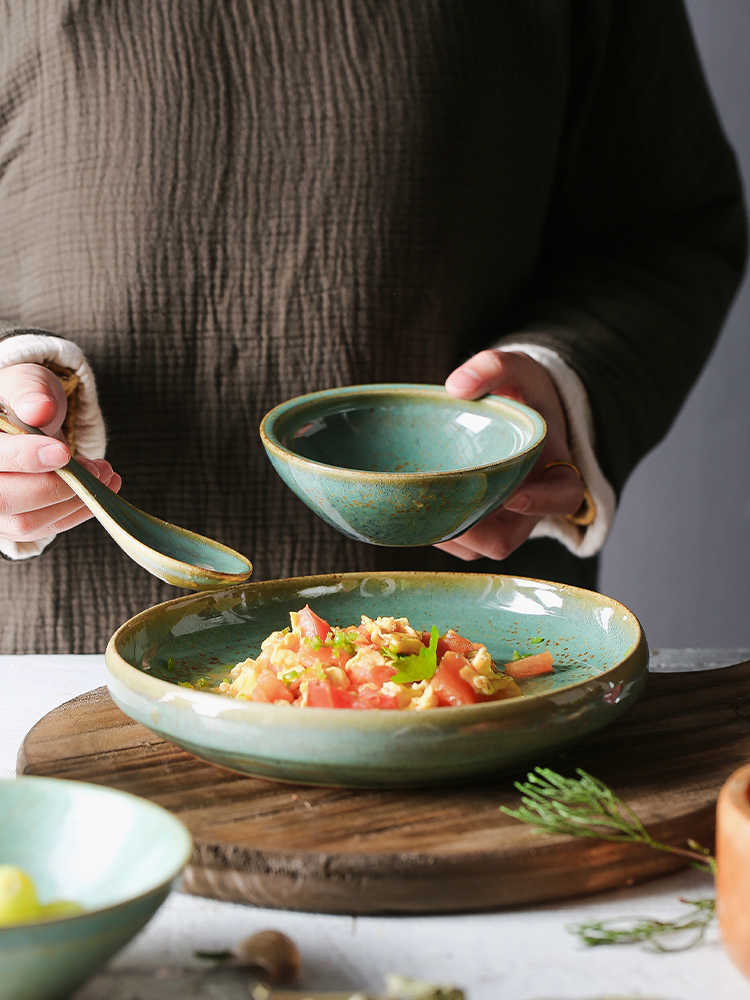 Simple Ceramic Irregular Shaped Creative Plate