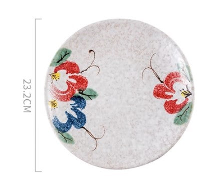 Ceramic Home Round Western Food Plate