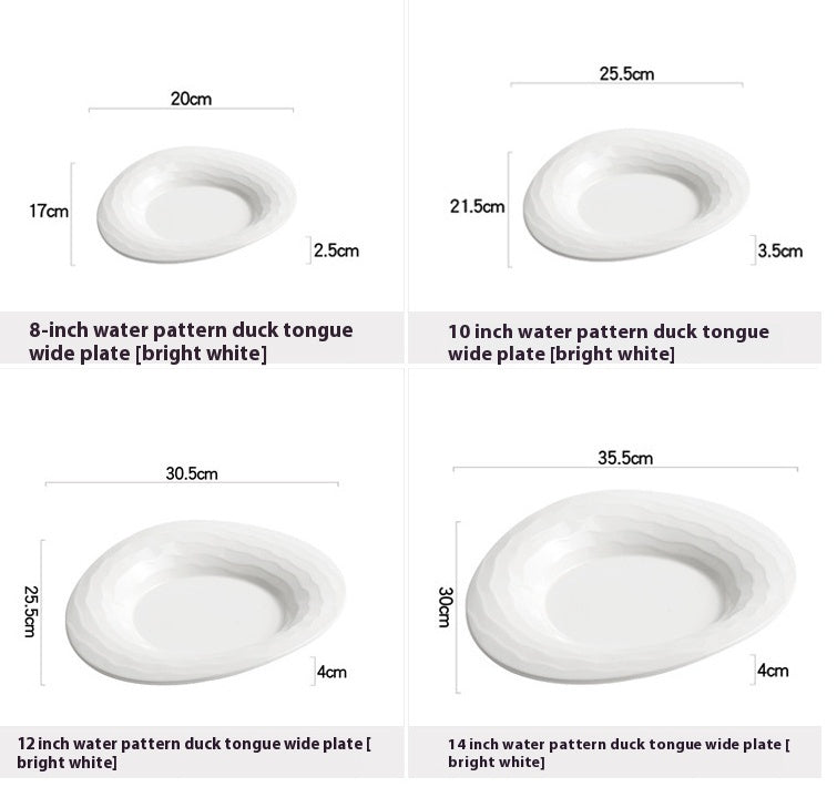 Special-shaped Western Irregular Creative Plate