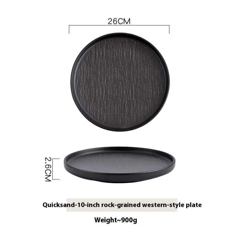 Household Steak Plate Ceramic Western Cuisine Plate