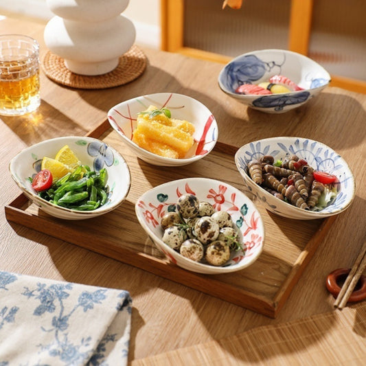 Retro Breakfast Ceramic Deep Plate