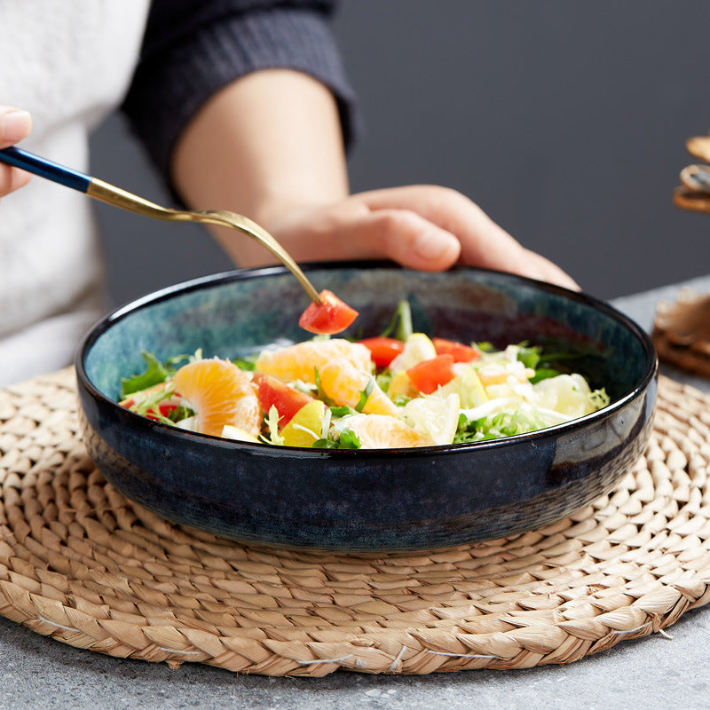 Beautiful Ceramic Homehold Deep Plate