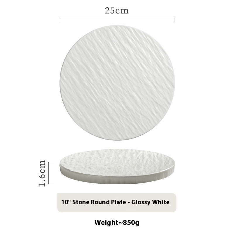 Porcelain Dinner Plate Household Hotel Plate