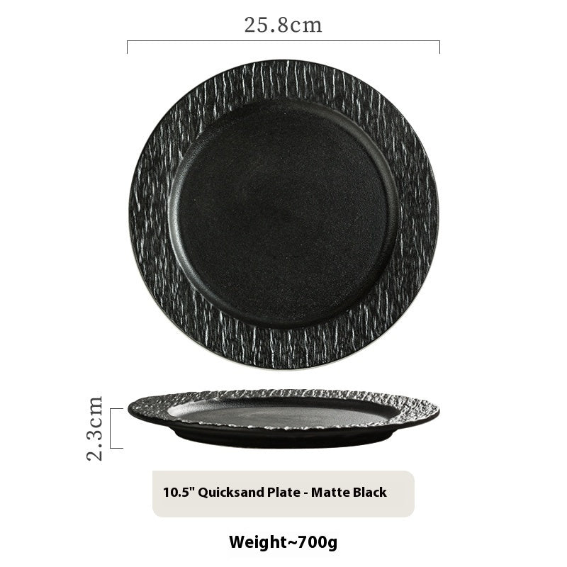 Elegant Creative Ceramic Round Plate