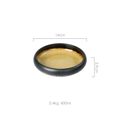 Creative Glaze Ceramic Deep Plate