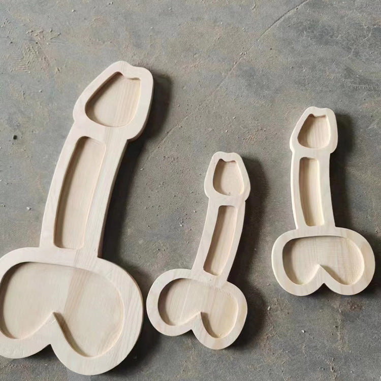 Funny Wooden Party Plate