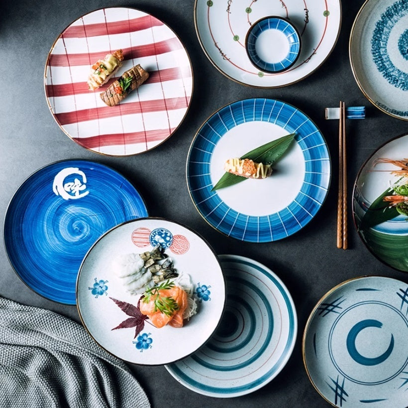 Creative Ceramic Round Household Plate