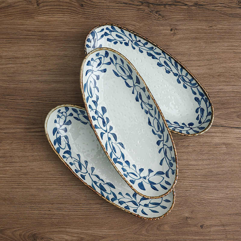 Long Oval Classic Deep Plate