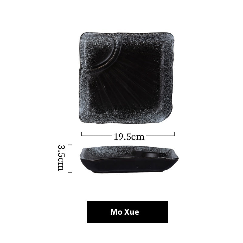 Ceramic Creative Round Square Plate