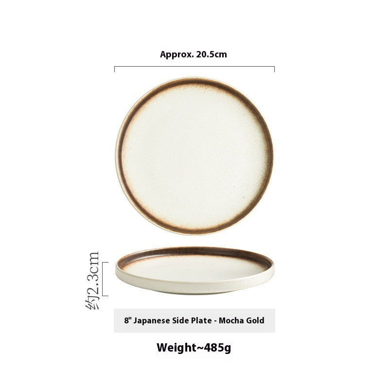 Ceramic Western Cuisine Plate Household Steak Plate