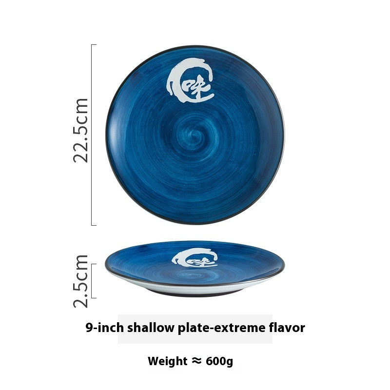 Creative Ceramic Round Household Plate