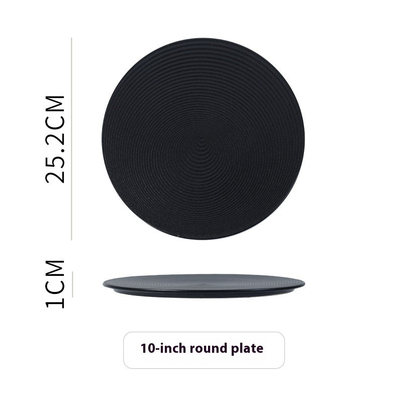 Rectangular Oval Ceramic Flat Plate