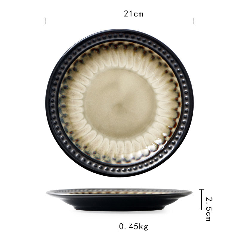 Ceramic Flat Creative Plate
