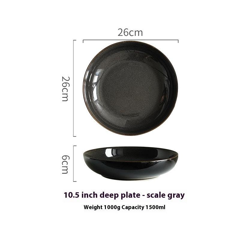 Homemade Underglaze Creative Plate