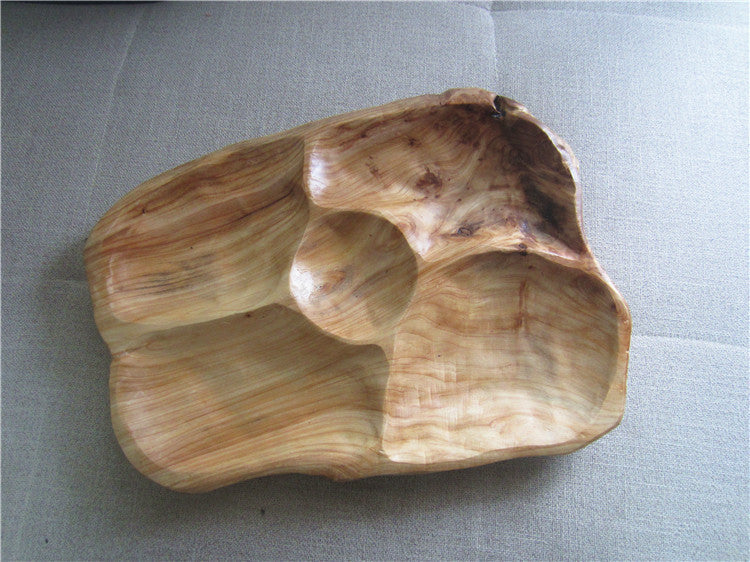 Wood Fruit Dessert Plate