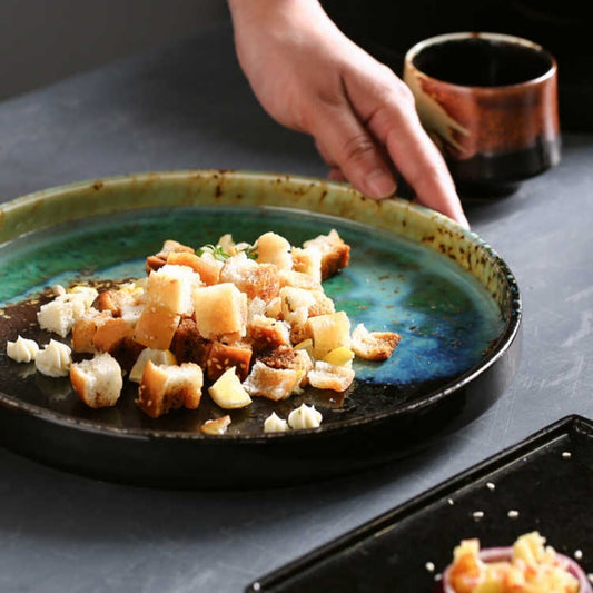 Creative Round Ceramic Plate