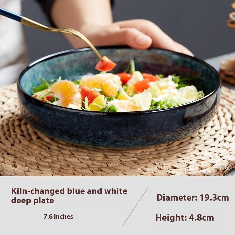 Beautiful Ceramic Homehold Deep Plate