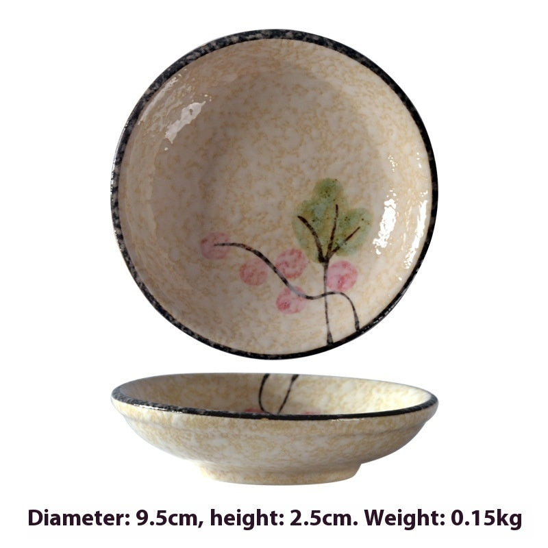 Simple Style Round Ceramic Plate