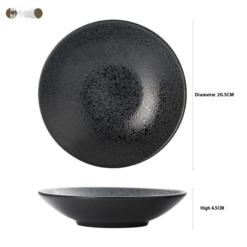 Ceramic Creative Household Round Dinner Plate