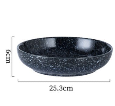 Japanese Ceramic Deep Plate Cutlery