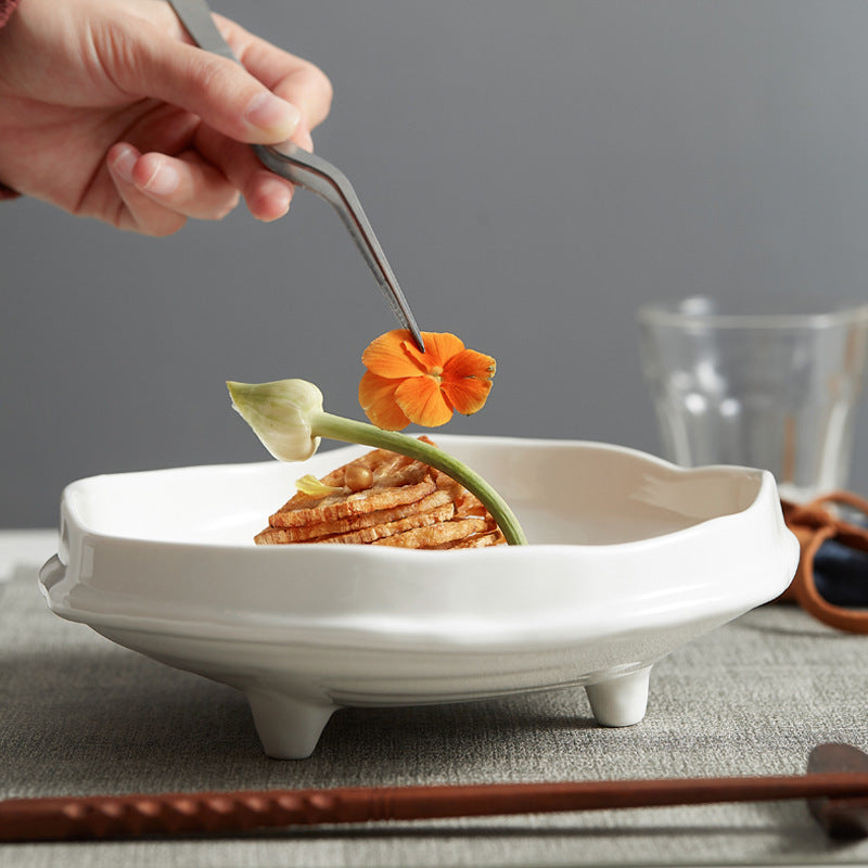 Creative Ceramic White Tableware