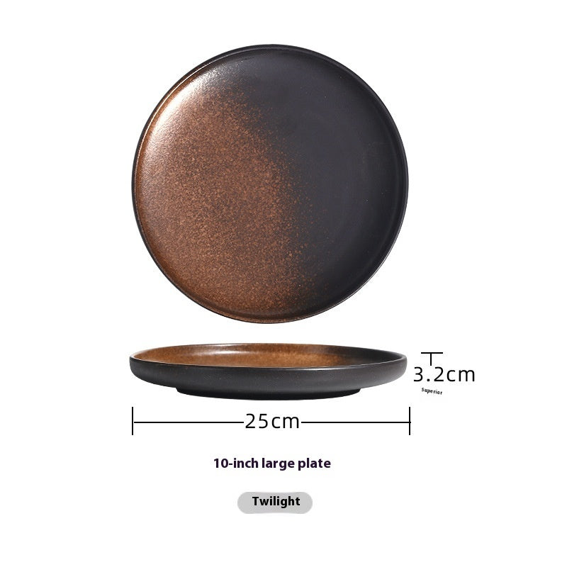 Steak Plate Ceramic Household Dinner Plate