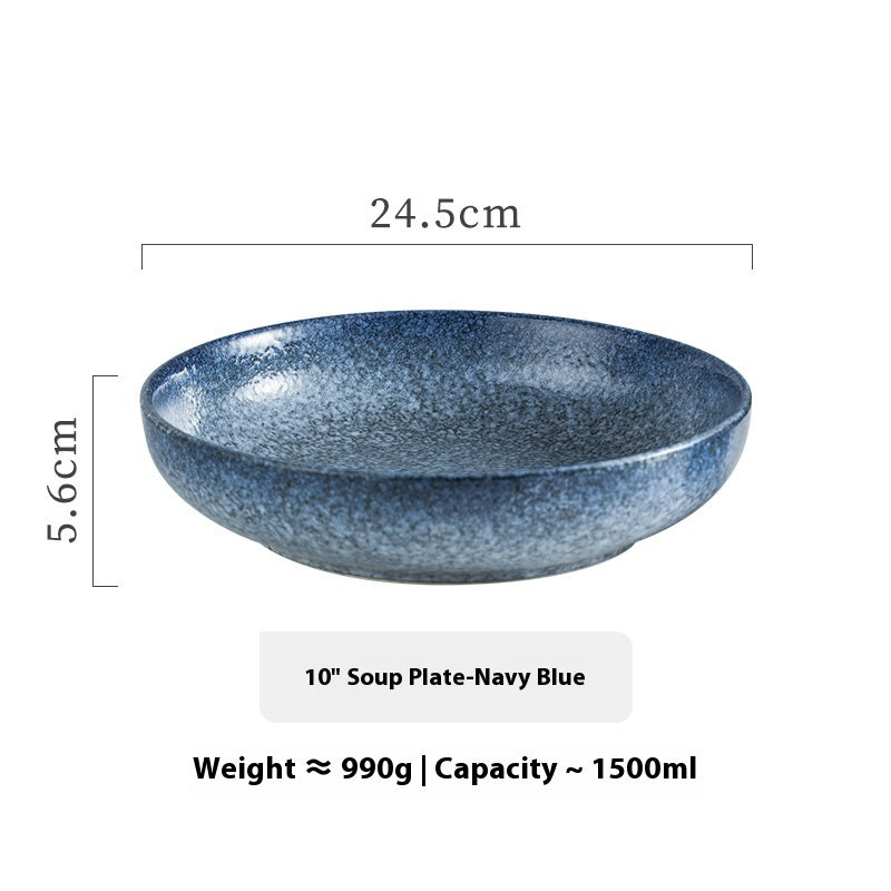 Household Ceramic Soup Western Cuisine Plate
