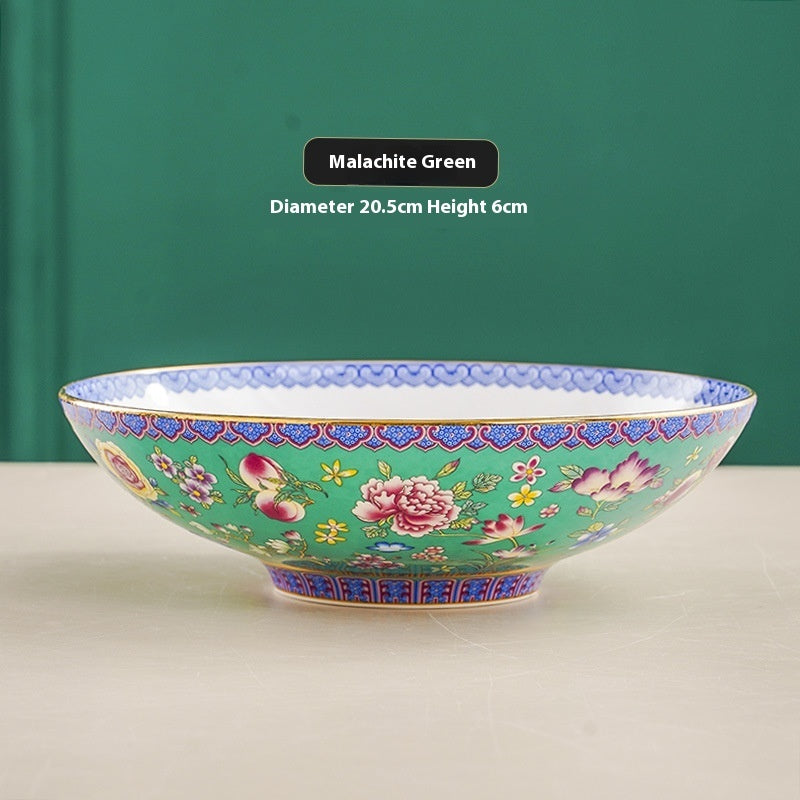 Classic Deep Ceramic Soup Plate