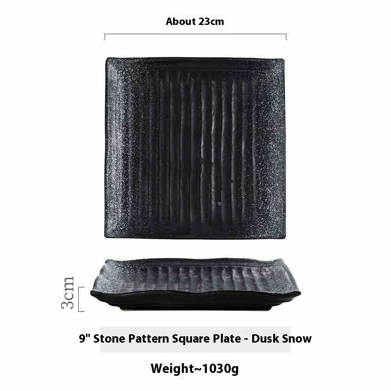 Simple Style Good-looking Square Ceramic Flat Plate