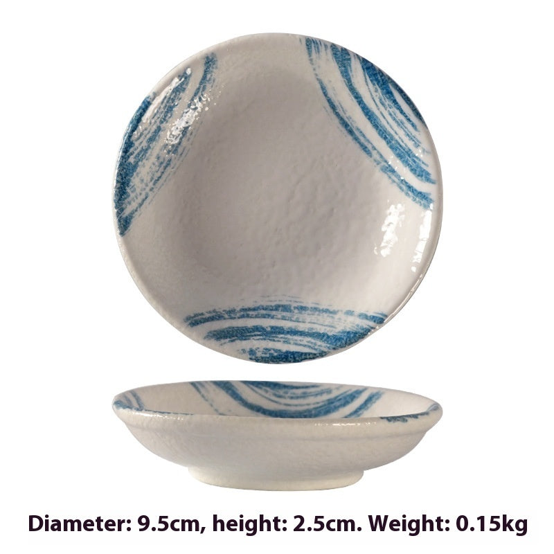 Simple Style Round Ceramic Plate