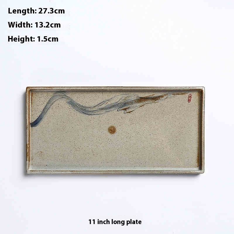 Handmade Ceramic Creative Retro Plate