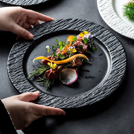 Elegant Creative Ceramic Round Plate