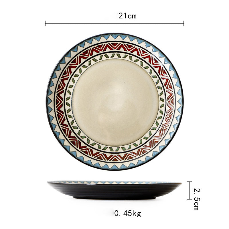 Ceramic Flat Creative Plate