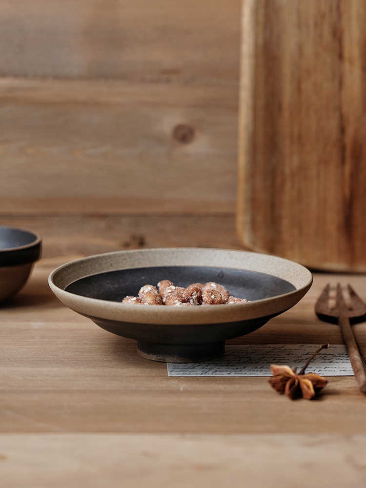 Hand Painted Pottery Deep Plates