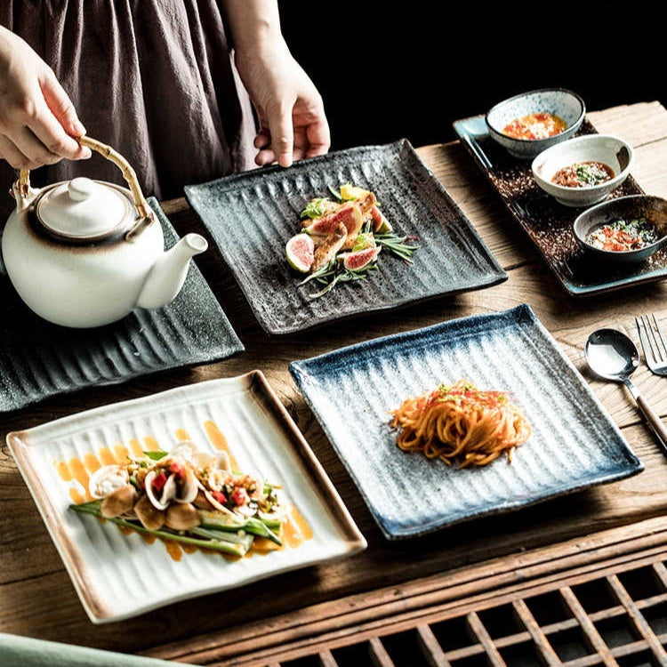 Simple Style Good-looking Square Ceramic Flat Plate