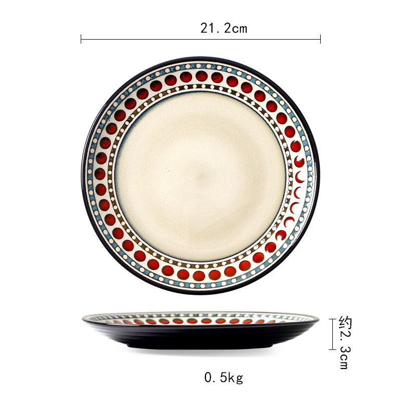 Ceramic Flat Creative Plate