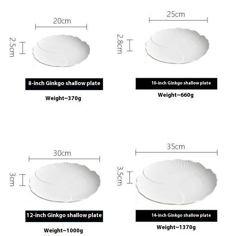 Ceramic Advanced White Plate