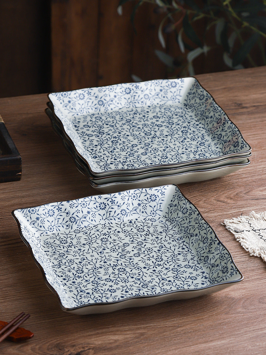 Deep Square Ceramic Plate