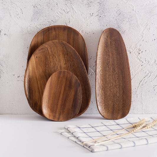 Wooden Irregular Shape Plate